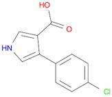 1H-Pyrrole-3-carboxylic acid, 4-(4-chlorophenyl)-