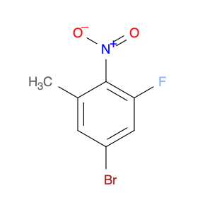 Benzene, 5-bromo-1-fluoro-3-methyl-2-nitro-