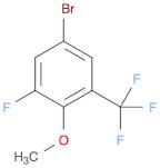 Benzene, 5-bromo-1-fluoro-2-methoxy-3-(trifluoromethyl)-