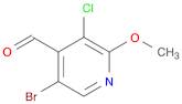 4-Pyridinecarboxaldehyde, 5-bromo-3-chloro-2-methoxy-