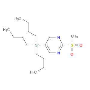 Pyrimidine, 2-(methylsulfonyl)-5-(tributylstannyl)-