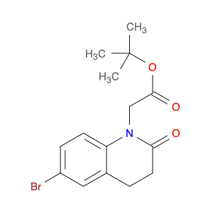 1(2H)-Quinolineacetic acid, 6-bromo-3,4-dihydro-2-oxo-, 1,1-dimethylethyl ester