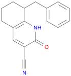 3-Quinolinecarbonitrile, 1,2,5,6,7,8-hexahydro-2-oxo-8-(phenylmethyl)-