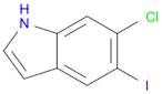 1H-Indole, 6-chloro-5-iodo-