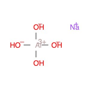 Aluminate (Al(OH)41-), sodium, (T-4)- (9CI)