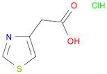 4-Thiazoleacetic acid, hydrochloride (1:1)