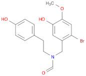 Formamide, N-[(2-bromo-5-hydroxy-4-methoxyphenyl)methyl]-N-[2-(4-hydroxyphenyl)ethyl]-