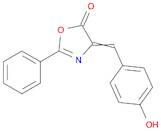 5(4H)-Oxazolone, 4-[(4-hydroxyphenyl)methylene]-2-phenyl-