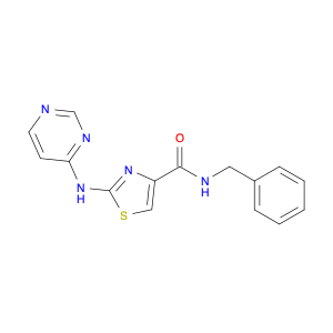 4-Thiazolecarboxamide, N-(phenylmethyl)-2-(4-pyrimidinylamino)-