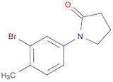 2-Pyrrolidinone, 1-(3-bromo-4-methylphenyl)-