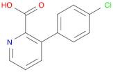 2-Pyridinecarboxylic acid, 3-(4-chlorophenyl)-