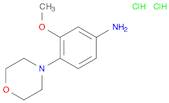 Benzenamine, 3-methoxy-4-(4-morpholinyl)-, hydrochloride (1:2)