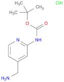 Carbamic acid, N-[4-(aminomethyl)-2-pyridinyl]-, 1,1-dimethylethyl ester, hydrochloride (1:2)