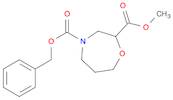 1,4-Oxazepine-2,4(5H)-dicarboxylic acid, tetrahydro-, 2-methyl 4-(phenylmethyl) ester