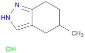 2H-Indazole, 4,5,6,7-tetrahydro-5-methyl-, hydrochloride (1:1)