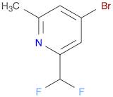 Pyridine, 4-bromo-2-(difluoromethyl)-6-methyl-