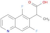 6-Quinolineacetic acid, 5,7-difluoro-α-methyl-