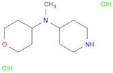 4-Piperidinamine, N-methyl-N-(tetrahydro-2H-pyran-4-yl)-, hydrochloride (1:2)