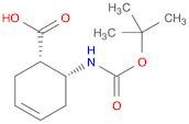 3-Cyclohexene-1-carboxylic acid, 6-[[(1,1-dimethylethoxy)carbonyl]amino]-, (1S,6R)-