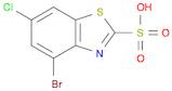 2-Benzothiazolesulfonic acid, 4-bromo-6-chloro-