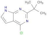 7H-Pyrrolo[2,3-d]pyrimidine, 4-chloro-2-(1,1-dimethylethyl)-