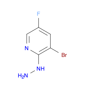 Pyridine, 3-bromo-5-fluoro-2-hydrazinyl-