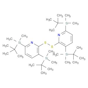 Pyridine, 2,2'-dithiobis[3,6-bis[(1,1-dimethylethyl)dimethylsilyl]- (9CI)