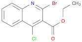 3-Quinolinecarboxylic acid, 2-bromo-4-chloro-, ethyl ester