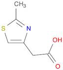 4-Thiazoleacetic acid, 2-methyl-