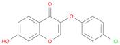 4H-1-Benzopyran-4-one, 3-(4-chlorophenoxy)-7-hydroxy-