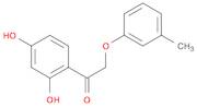 Ethanone, 1-(2,4-dihydroxyphenyl)-2-(3-methylphenoxy)-