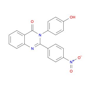 4(3H)-Quinazolinone, 3-(4-hydroxyphenyl)-2-(4-nitrophenyl)-