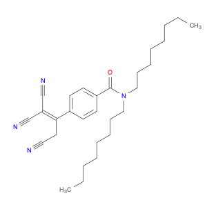 Benzamide, 4-[2,2-dicyano-1-(cyanomethyl)ethenyl]-N,N-dioctyl-