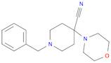 4-Piperidinecarbonitrile, 4-(4-morpholinyl)-1-(phenylmethyl)-