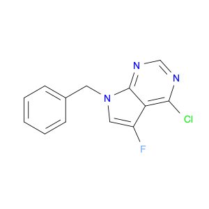 7-Benzyl-4-chloro-5-fluoro-7H-pyrrolo[2,3-d]pyrimidine