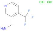 3-Pyridinemethanamine, 4-(trifluoromethyl)-, hydrochloride (1:2)