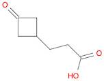 Cyclobutanepropanoic acid, 3-oxo-