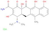 2-Naphthacenecarboxamide, 4-(dimethylamino)-1,4,4a,5,12,12a-hexahydro-3,10,11,12a-tetrahydroxy-6-m…