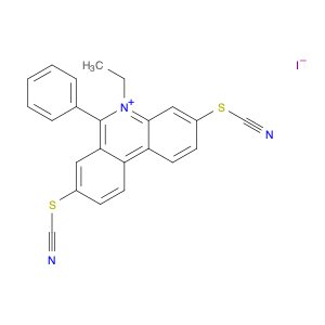 Phenanthridinium, 5-ethyl-6-phenyl-3,8-dithiocyanato-, iodide (9CI)