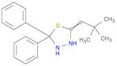 1,3,4-Thiadiazolidine, 5-(2,2-dimethylpropylidene)-2,2-diphenyl-