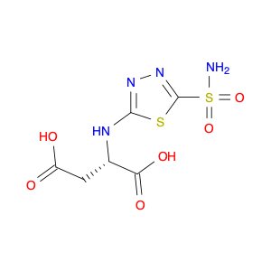 L-Aspartic acid, N-[5-(aminosulfonyl)-1,3,4-thiadiazol-2-yl]-