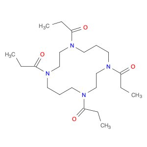 1,4,8,11-Tetraazacyclotetradecane, 1,4,8,11-tetrakis(1-oxopropyl)- (9CI)