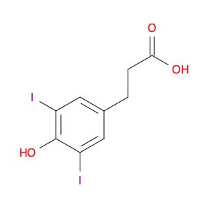 3,5-Diiodo-4-hydroxyphenylpropionic acid
