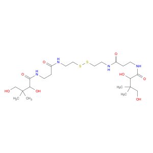 Butanamide, N,N'-[dithiobis[2,1-ethanediylimino(3-oxo-3,1-propanediyl)]]bis[2,4-dihydroxy-3,3-dime…