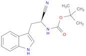 Carbamic acid, [1-cyano-2-(1H-indol-3-yl)ethyl]-, 1,1-dimethylethyl ester, (S)- (9CI)