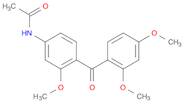 Acetamide, N-[4-(2,4-dimethoxybenzoyl)-3-methoxyphenyl]-