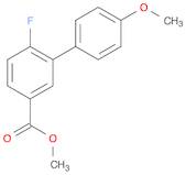 [1,1'-Biphenyl]-3-carboxylic acid, 6-fluoro-4'-methoxy-, methyl ester