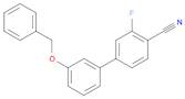 [1,1'-Biphenyl]-4-carbonitrile, 3-fluoro-3'-(phenylmethoxy)-