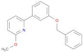 Pyridine, 2-methoxy-6-[3-(phenylmethoxy)phenyl]-