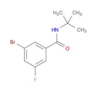 Benzamide, 3-bromo-N-(1,1-dimethylethyl)-5-fluoro-